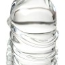 Стеклянный прозрачный фаллоимитатор Sexus Glass - 21 см.