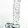 Стеклянный прозрачный фаллоимитатор Sexus Glass - 21 см.
