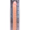 Телесный двусторонний фаллоимитатор SO REAL REALISTIC 13INCH DOUBLE DONG - 32 см.