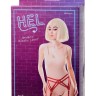 Красный пояс для чулок H.E.L. Dillie