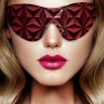 Красно-черная маска на глаза закрытого типа Luxury Eye Mask