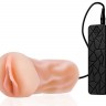 Мастурбатор-вагина с вибрацией REALSTUFF VIBRATING MASTURBATOR PUSSY