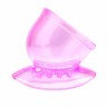 Розовая насадка для массажера Magic Wand - 7,5 см.