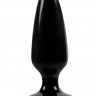 Средняя черная анальная пробка Jelly Rancher Pleasure Plug Medium - 12,7 см.