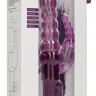 Фиолетовый вибратор-кролик Rotating Bubbles - 23,2 см.