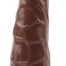 Коричневый вибратор-реалистик 7” Vibe Cock - 18 см.