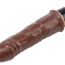 Коричневый вибратор-реалистик 7” Vibe Cock - 18 см.