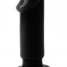 Черный анальный фаллоимитатор Evil Dildo Plug M - 12,5 см.