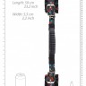 Наручники с распоркой Printed Handcuffs Old School Tattoo Style