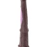 Коричневый фаллоимитатор мустанга - 42 см.
