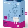 Набор прозрачных менструальных чаш Feel secure Menstrual Cup