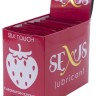 Набор из 50 пробников увлажняющей гель-смазки с ароматом клубники Silk Touch Stawberry  по 6 мл. каждый