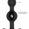 Черная анальная пробка N 90 Self Penetrating Butt Plug - 10,4 см.