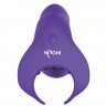Фиолетовый вибромассажер-насадка N 34 RECHARGEABLE COUPLES VIBE