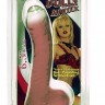 Красный фаллоимитатор на присоске LAZY BUTTCOCK  - 17 см.