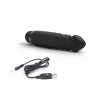 Черный вибратор-реалистик 6.5" Girthy Realistic Vibrator - 19 см.