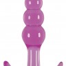 Фиолетовая анальная пробка Jelly Rancher T-Plug Ripple Purple - 10,9 см.