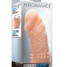 Телесная насадка с точками и шипами Performance Studded Sleeve - 14,6 см.