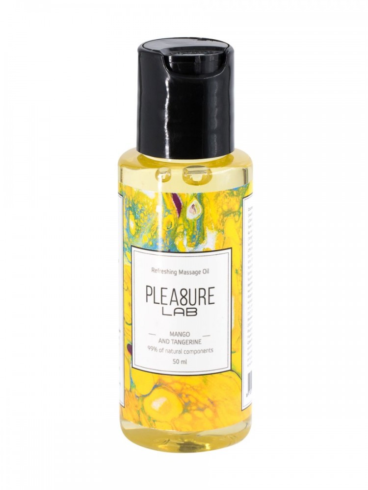 Массажное масло Pleasure Lab Refreshing с ароматом манго и мандарина - 50 мл.