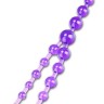 Фиолетовые анальные бусы Crazy Pleasure - 32 см.