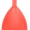 Красная менструальная чаша размера L
