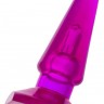 Фиолетовая анальная пробка BUTT PLUG - 9,5 см.