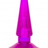 Фиолетовая анальная пробка BUTT PLUG - 9,5 см.