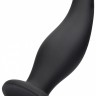 Черная анальная пробка Curve Butt Plug - 11,4 см.