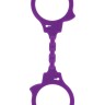 Фиолетовые эластичные наручники STRETCHY FUN CUFFS
