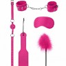 Розовый игровой набор БДСМ Introductory Bondage Kit №4