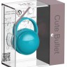 Бирюзовый клиторальный стимулятор Cute Bullet