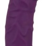 Фиолетовый вибратор Vibra Lotus Penis - 20 см.