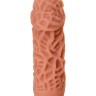 Насадка на фаллос с рельефными складочками Extreme Sleeve 012 M-size - 14,7 см.