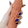 Насадка на фаллос с рельефными складочками Extreme Sleeve 012 M-size - 14,7 см.