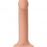 Телесный фаллос с имитацией эякуляции Silicon Cum Dildo L - 19,6 см.