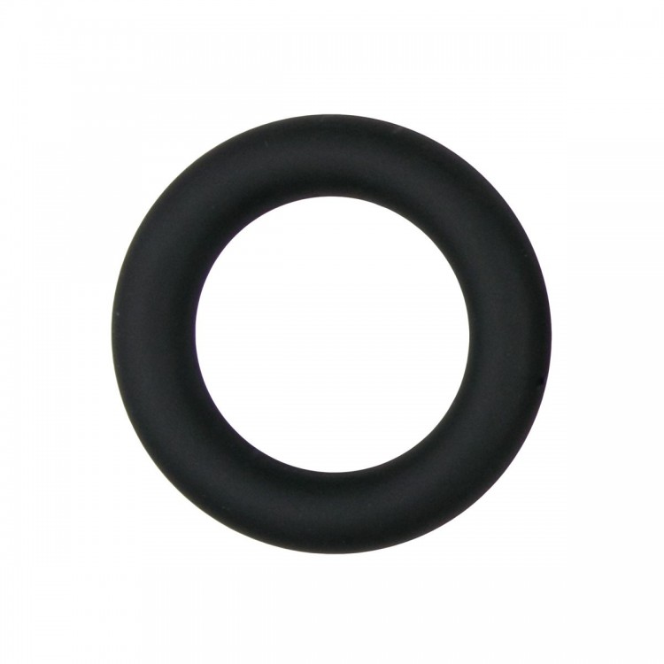 Черное эрекционное кольцо Silicone Cock Ring Small