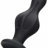 Черная анальная пробка Magic Butt Plug - 11,3 см.
