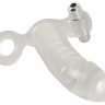 Прозрачная вибронасадка Vibrating Sleeve - 15,6 см.