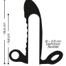 Прозрачная вибронасадка Vibrating Sleeve - 15,6 см.