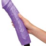 Фиолетовый вибратор-гигант Giant Lover - 33 см.