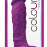 Фиолетовый фаллоимитатор на присоске 7 Dildo - 22,3 см.