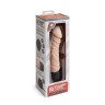 Телесный вибратор-реалистик 6.5" Girthy Realistic Vibrator - 19 см.