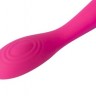 Ярко-розовый G-стимулятор IRIS Clitoral & G-spot Vibrator - 18 см.