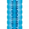 Голубой мастурбатор с вибрацией Zolo Backdoor Squeezable Vibrating Stroker