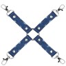 Крестообразный синий фиксатор для оков Roughend Denim Style