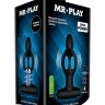 Черная анальная вибропробка Mr.Play - 11,8 см.