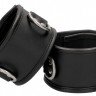 Черные поножи Restraint Ankle Cuff With Padlock