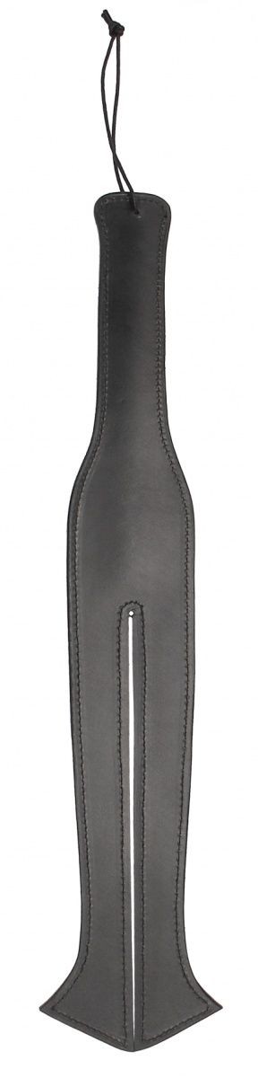 Черная шлепалка Two Finger Paddle Tawse - 51 см.