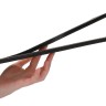 Черная шлепалка Two Finger Paddle Tawse - 51 см.