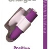 Гладкий мини-вибратор Charged Positive - 10 см.